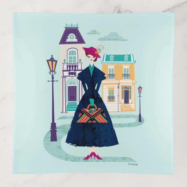Mary Poppins | Spoonful of Sugar Trinket Tray (Front)