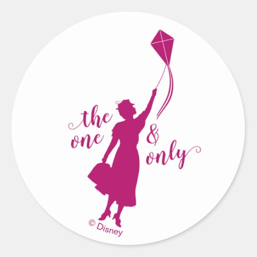 Mary Poppins  The One and Only Classic Round Sticker