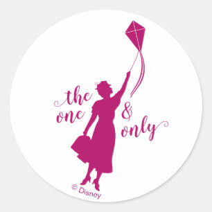Mary Poppins The One and Only Classic Round Sticker