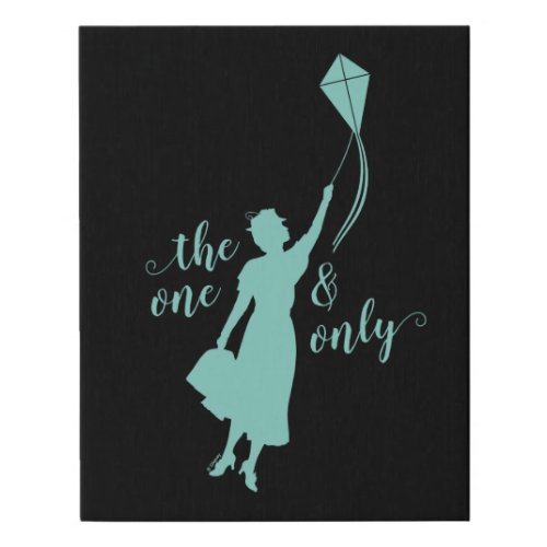 Mary Poppins  The One and Only Faux Canvas Print