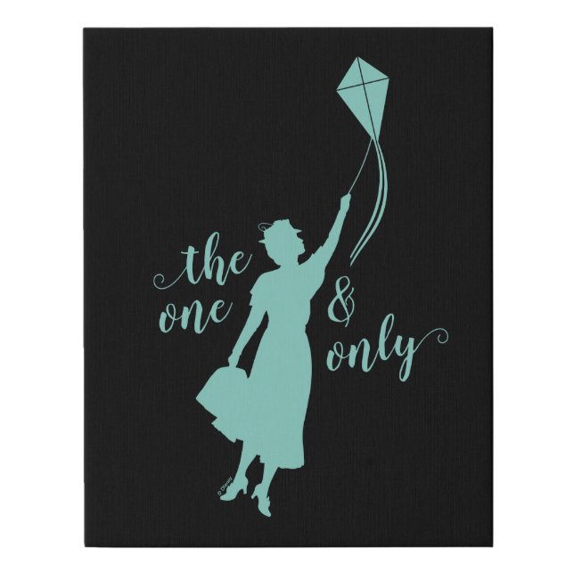 Mary Poppins | The One and Only Faux Canvas Print (Front)