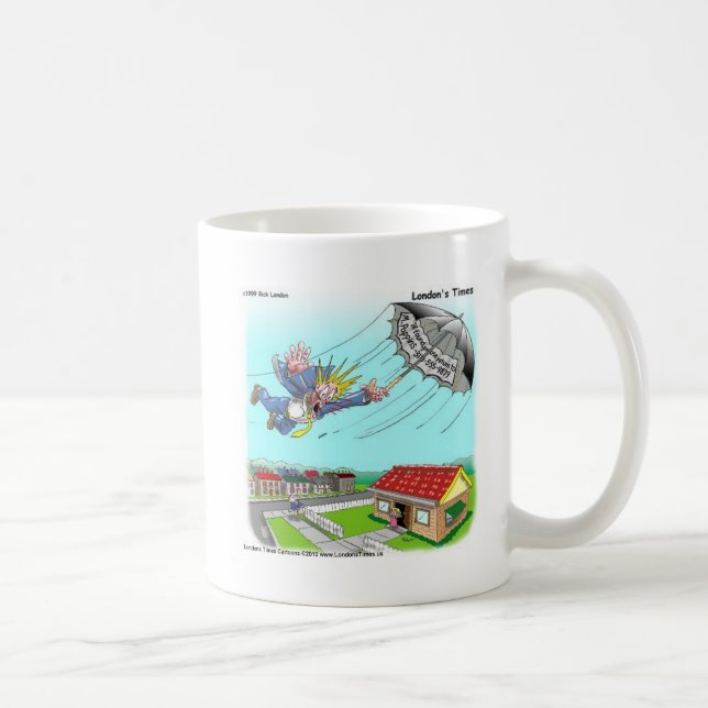 Mary Poppins Umbrella Funny Gifts Tees Etc Coffee Mug (Right)