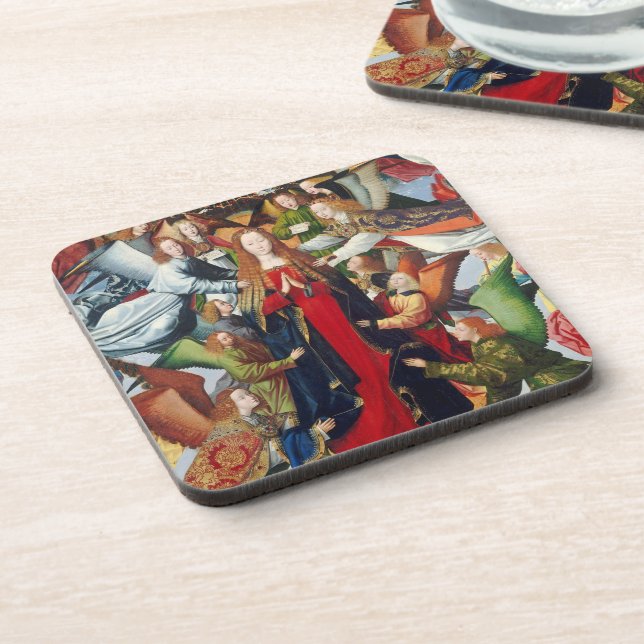 Mary, Queen of Heaven, c. 1485- 1500 Beverage Coaster (Left Side)