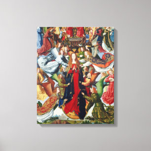 Mary, Queen of Heaven, c. 1485- 1500 Canvas Print