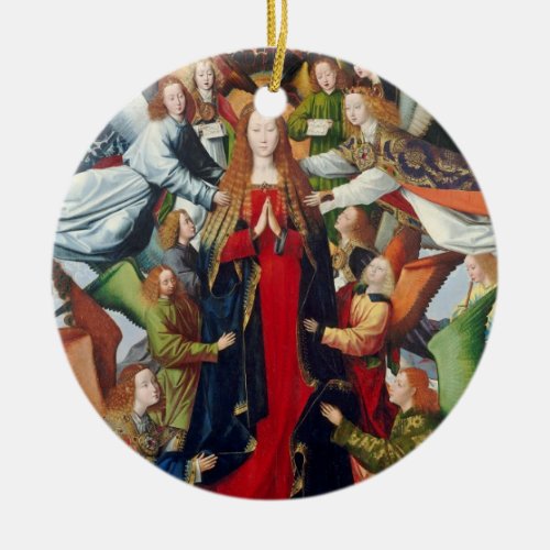 Mary Queen of Heaven c 1485_ 1500 Ceramic Ornament