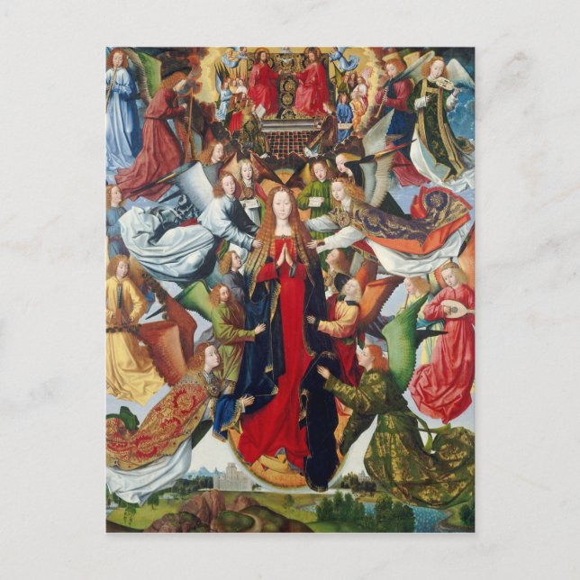 Mary, Queen of Heaven, c. 1485- 1500 Postcard (Front)