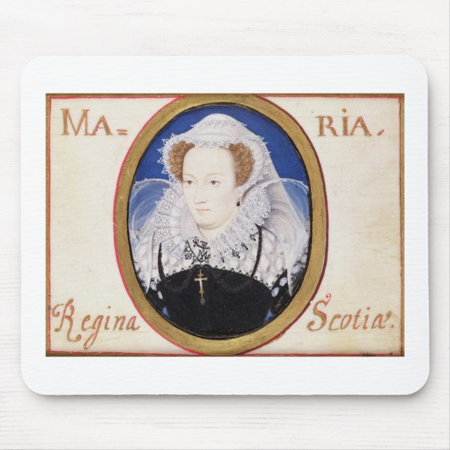 Mary Queen of Scots (1542-87) (gouache on vellum) Mouse Pad (Front)