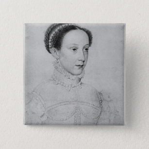 Mary Queen of Scots, 1559 Button