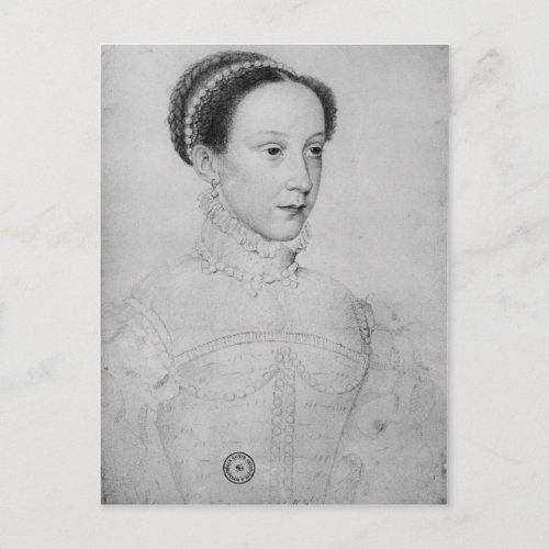 Mary Queen of Scots 1559 Postcard