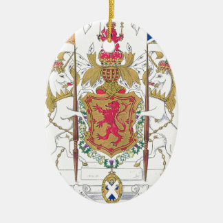 MARY QUEEN OF SCOTS COURT OF ARMS CERAMIC ORNAMENT