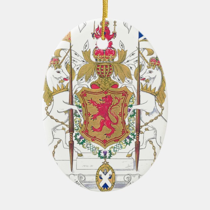 MARY QUEEN OF SCOTS COURT OF ARMS CHRISTMAS TREE ORNAMENTS