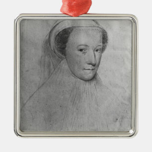 Mary, Queen of Scots in white mourning, 1560 Metal Ornament