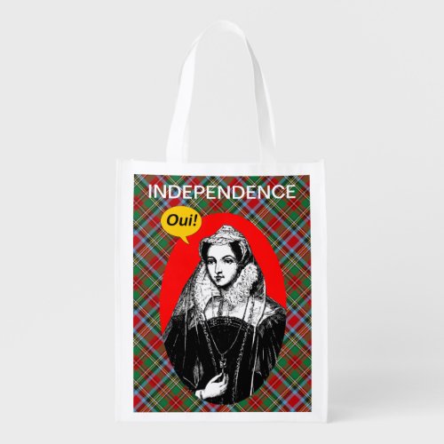 Mary Queen of Scots Independence Grocery Bag