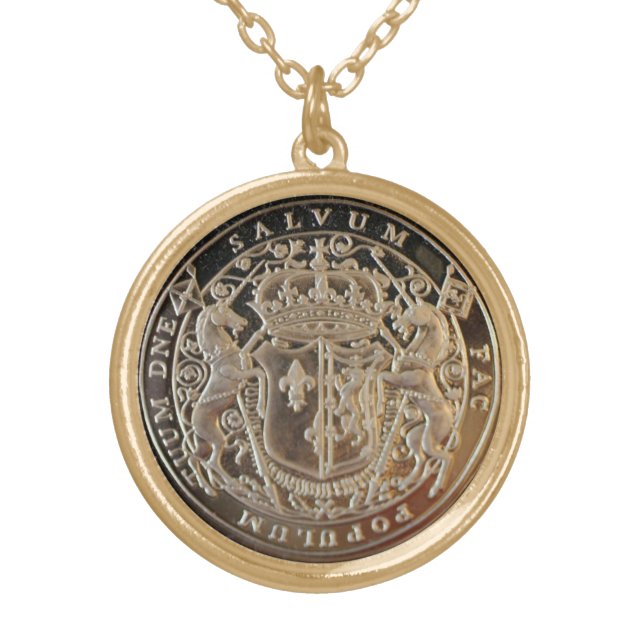 MARY QUEEN OF SCOTS MEDAL PENDANT (Front)