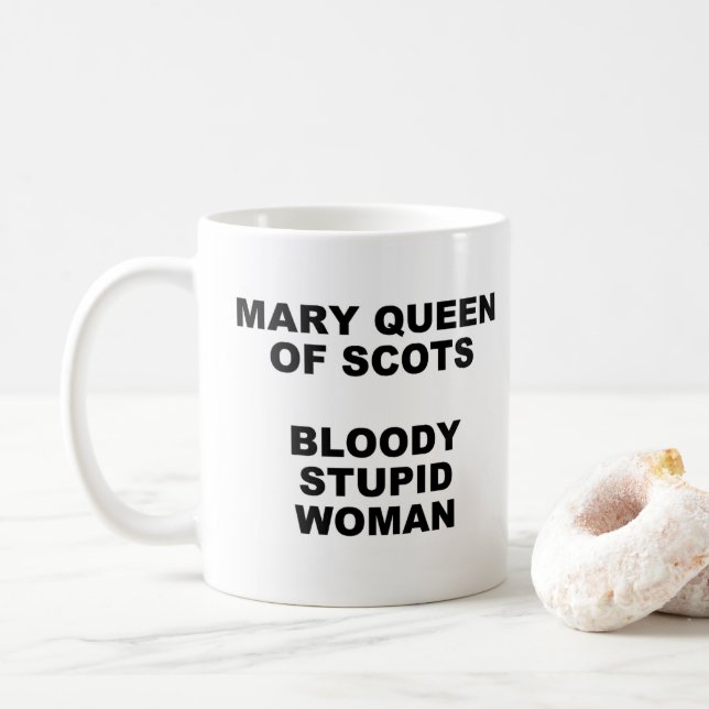Mary Queen of Scots Mug (With Donut)