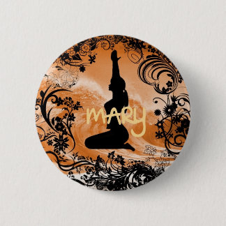 Mary Quite Contrary Button