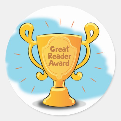 Mary Reads Great Reader Award Sticker