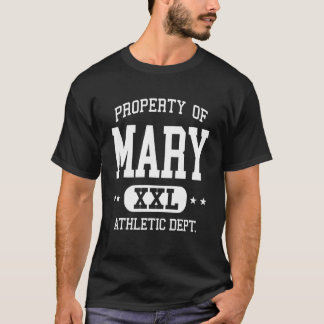 Mary Retro Athletic Property Dept T-Shirt