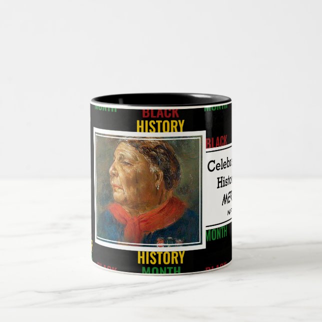 MARY SEACOLE Personalized | Black History Month Two-Tone Coffee Mug (Center)