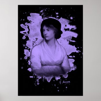 Mary Shelley (wollstonecraft) Tribute Poster by andersARTshop at Zazzle