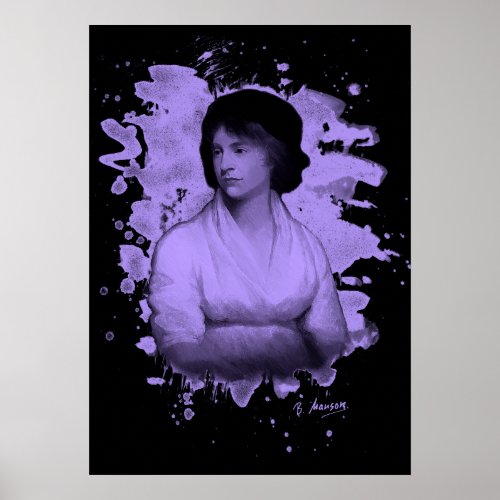 Mary Shelley Wollstonecraft Tribute Poster