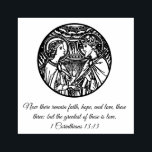 Mary & St. Joseph Bride Groom Wedding Engagement Rubber Stamp<br><div class="desc">Beautiful stamp for weddings & engagements!</div>