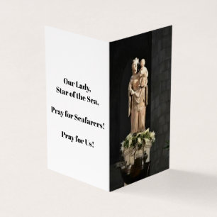 Mary, Star of the Sea Prayer Card