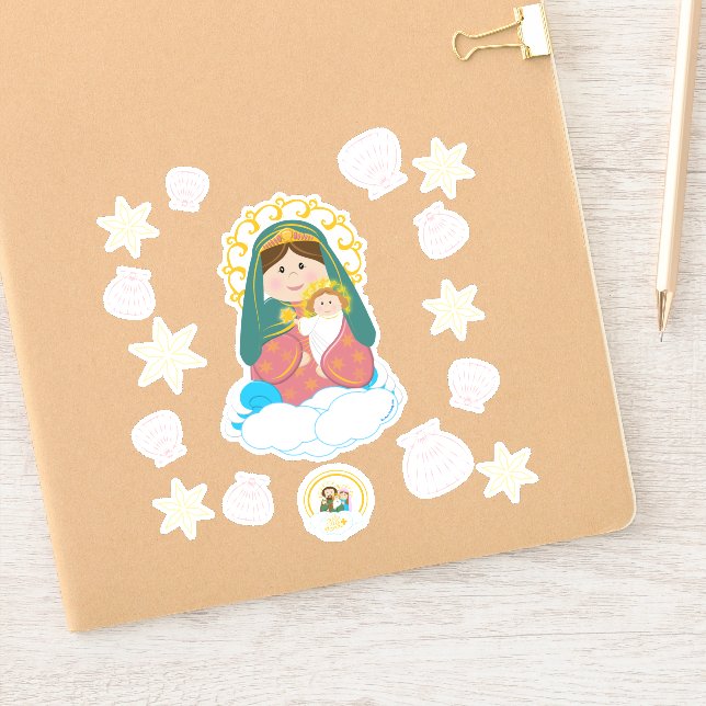 Mary Star of the Sea Sticker (Notebook)