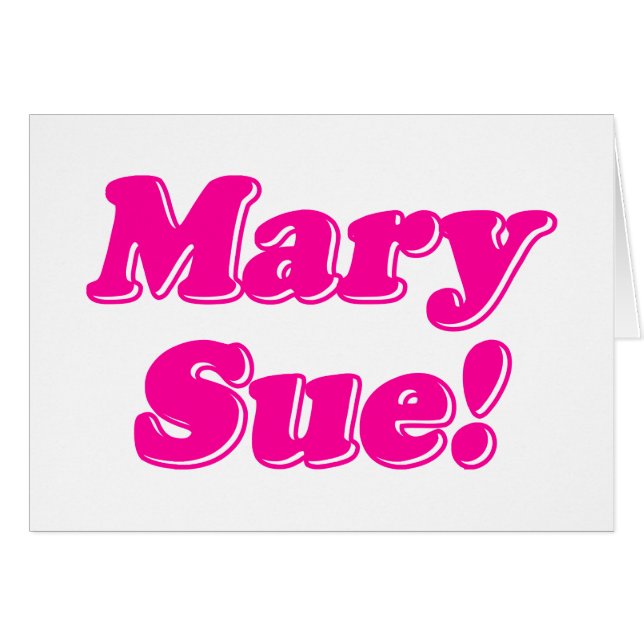 Mary Sue! Cards (Front Horizontal)
