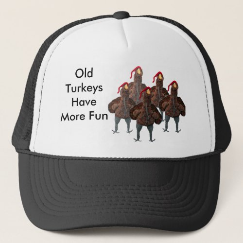 Mary Sues Turkey Outfits Trucker Hat