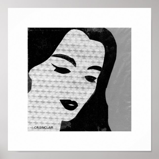 Mary the MODERN (gray) by CR SINCLAIR Poster (Front)