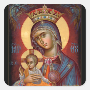 Mary - THEOTOKOS Square Sticker