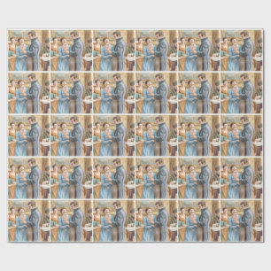 Mary Tom & Gardiners in "The Other Bennet Sister" Wrapping Paper
