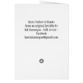 Mary Undoer of Knots Cards (Back)