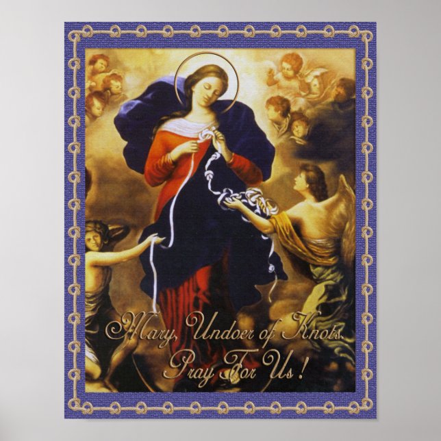 MARY, UNDOER OF KNOTS. POSTER (Front)