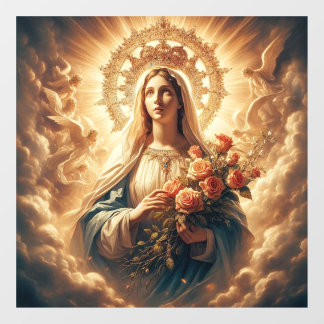 Mary Virgin Window Cling