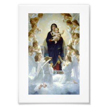 Mary With Angels - Regina Angelorum Photo Print by dmorganajonz at Zazzle