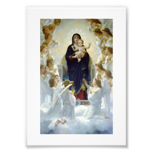 Mary with Angels _ Regina Angelorum Photo Print
