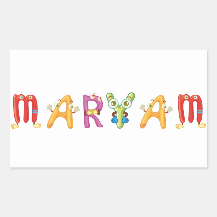 Maryam Sticker Zazzle