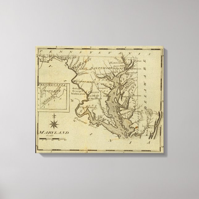 Maryland 2 canvas print (Front)
