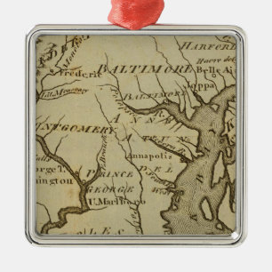 Maryland 5 metal ornament
