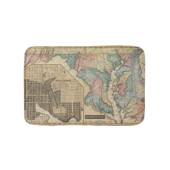 Maryland 8 bathroom mat (Front)