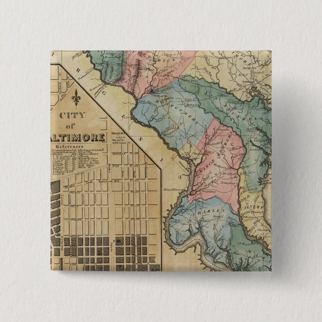 Maryland 8 pinback button (Front)