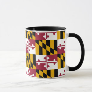 Maryland Abstract Pattern Mug