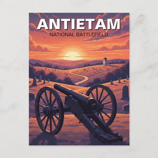 Maryland Antietam National Battlefield Travel Postcard (Front)