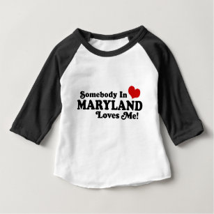 Someone In Maryland Loves Me Baby Clothes Apparel Zazzle