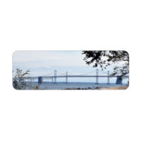 Maryland Bay Bridge Return Address Labels