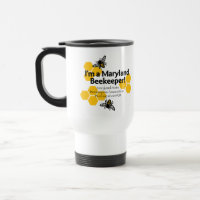 Maryland Beekeepers Association Travel Mug