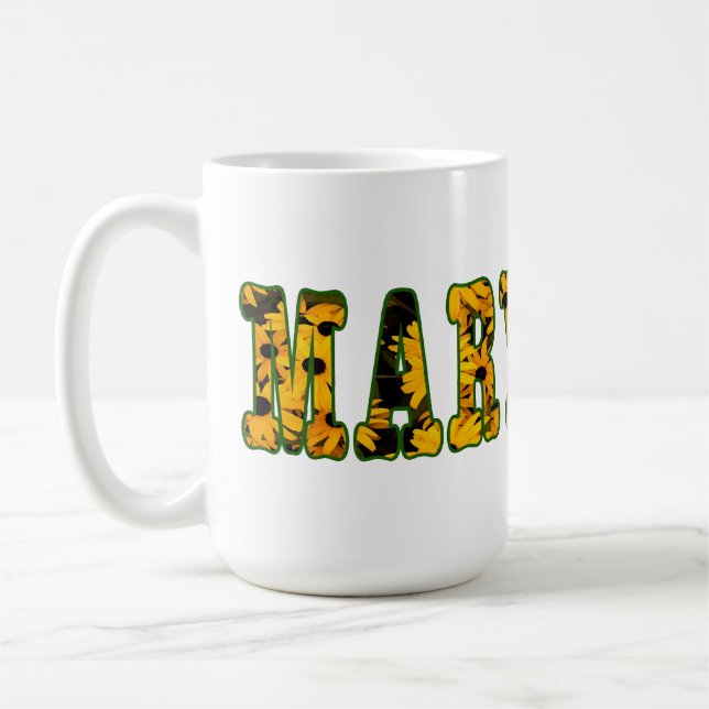 Maryland Black Eyed Susan Coffee Mug (Left)