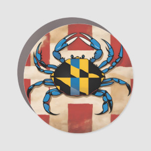 Maryland Blue Crab Car Magnet